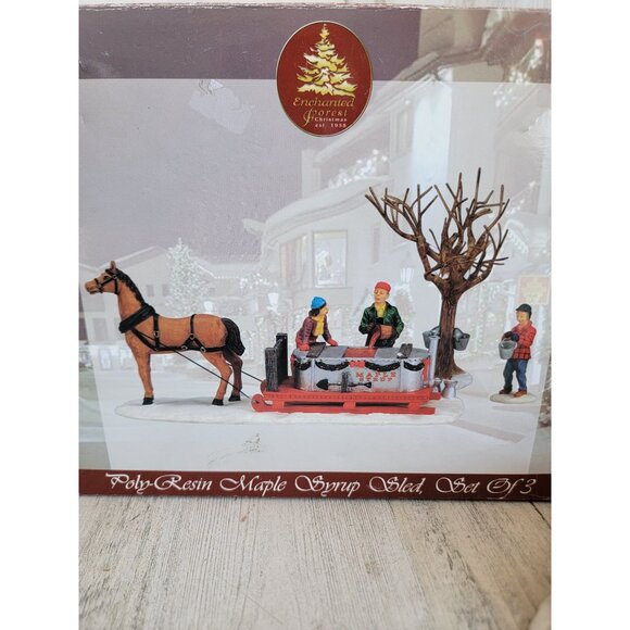 Enchanted Forest Maple Syrup Sled village accessory xmas - Picture 8 of 8